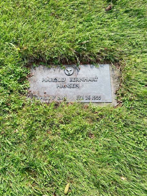 Harald B. Hansen Grave